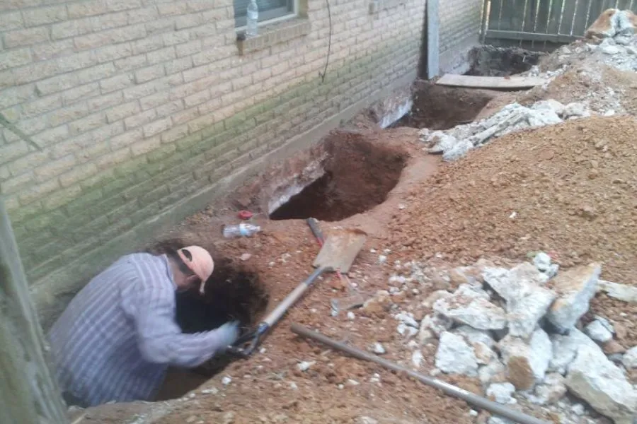 Slab Pier Installation