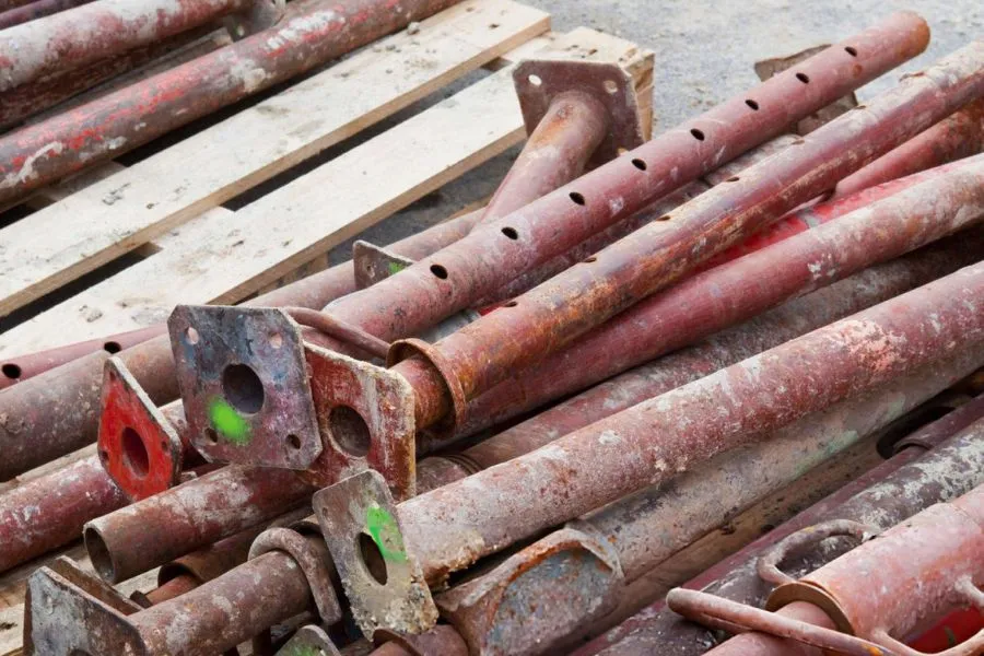 Steel Push Pier Installation